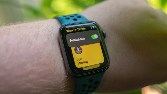 Modo Walkie Talkie Apple Watch