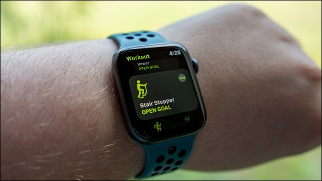 App de treino Apple Watch