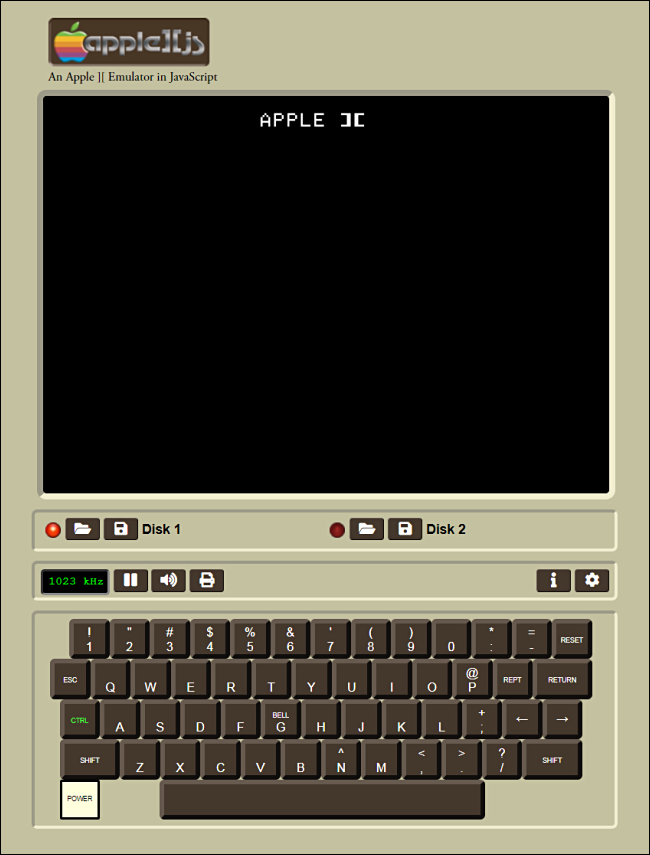 A tela de inicialização em Apple] [js.