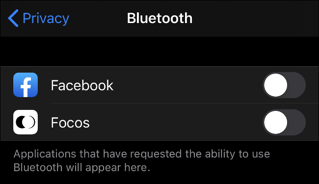 Novas permissões de Bluetooth no iOS 13