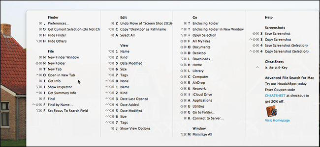 cheat-sheet-finder