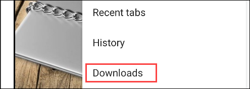 Chrome para downloads do Android