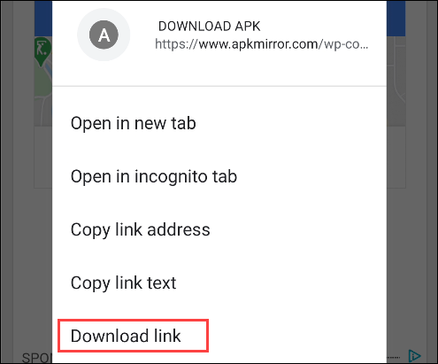 link de download do Chrome para Android