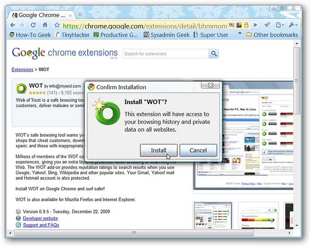 Adicionar WOT (Web of Trust) ao Google Chrome, Iron e ChromePlus - Mais ...