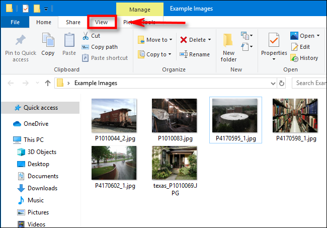Clique em Exibir no Explorador de Arquivos do Windows 10