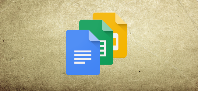 Logotipos do Documentos, Planilhas e Apresentações Google