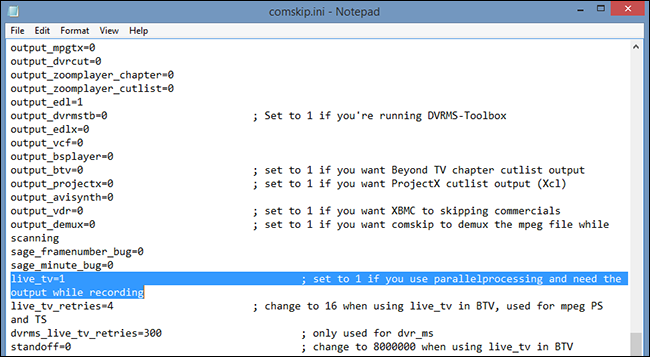 comskip-text-editor