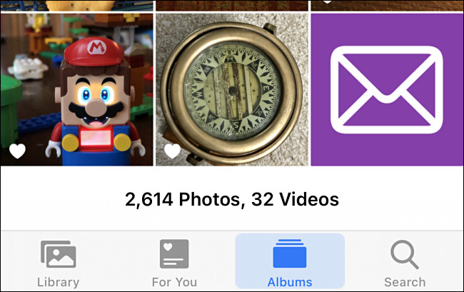 Exemplos de imagens personalizadas em fotos do iPhone.