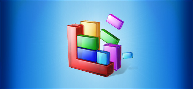 Ícone de otimização e desfragmentação do Windows 10