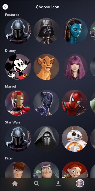 Disney + Biblioteca de Imagens