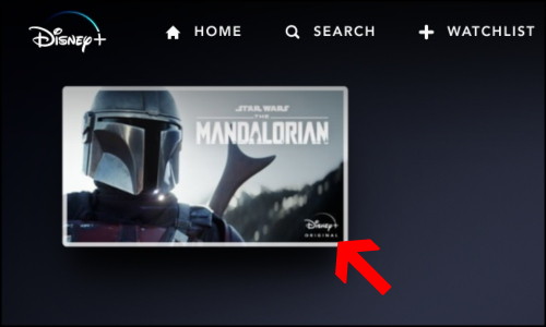 Disney + Watchlist Show Select