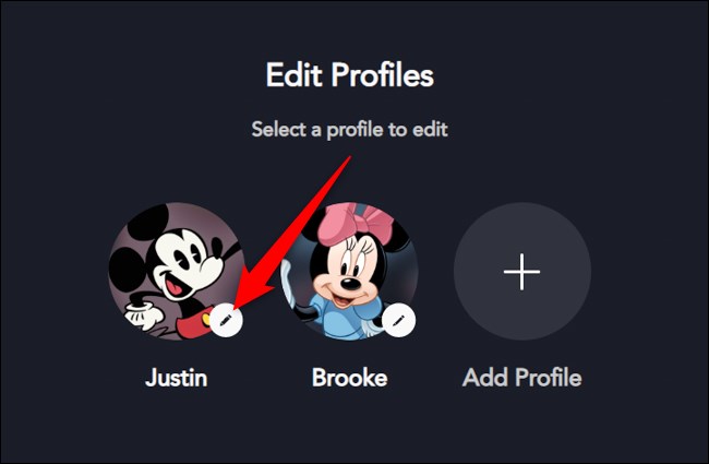 Disney + na Web Selecione o perfil