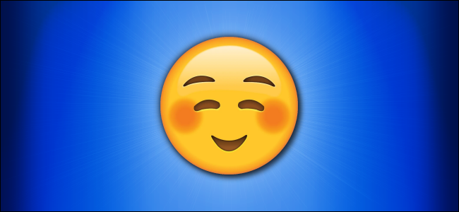 Emoji de smiley do Apple Blush