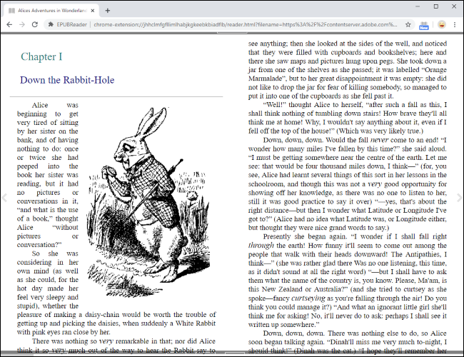 Ler um arquivo EPUB diretamente no Google Chrome.