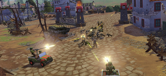 Simulação de combate no jogo VR Final Assault