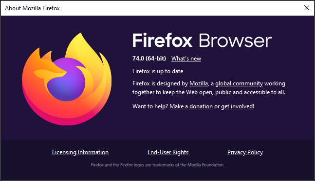 Navegador Firefox 