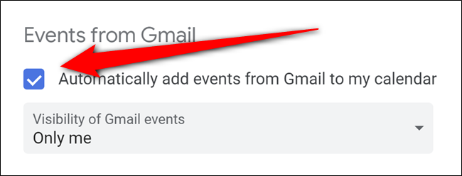 Google Calendar Toggle Off Automatic Gmail Events