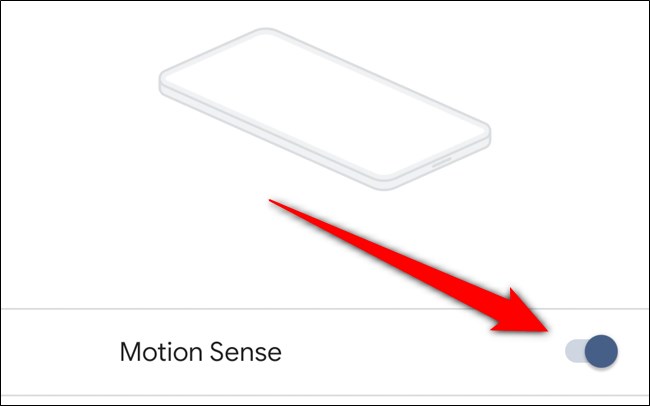 Google Pixel 4 Desativar Motion Sense