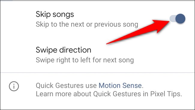 Google Pixel 4 Desativar Pular Músicas