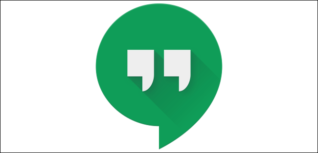 O logotipo do Google Hangouts.