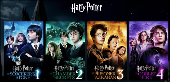 Filmes de Harry Potter na HBO Max