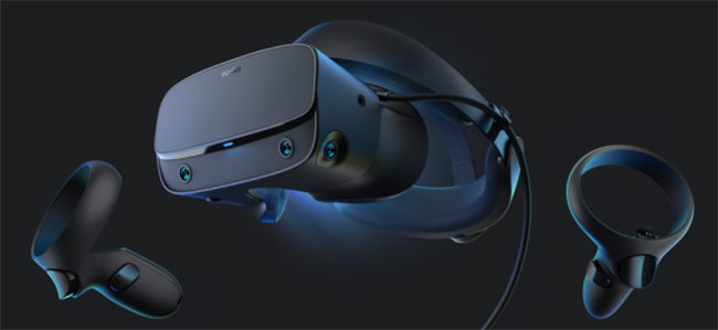 O fone de ouvido Oculus Rift S VR