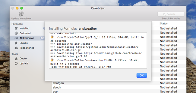 homebrew-install-ansiweather