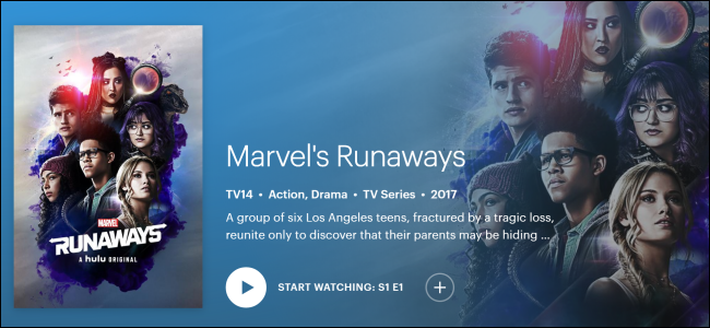 Hulu Originals "Marvel's Runaways."
