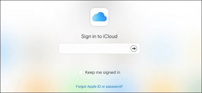 iCloud Web Sign In