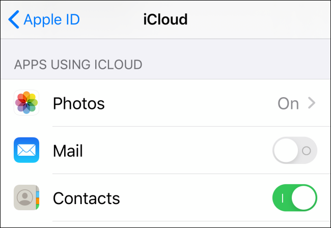 Aplicativos iCloud no iPhone
