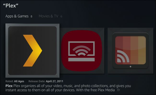 plex amazon fire