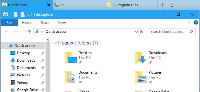 folder merge windows 10