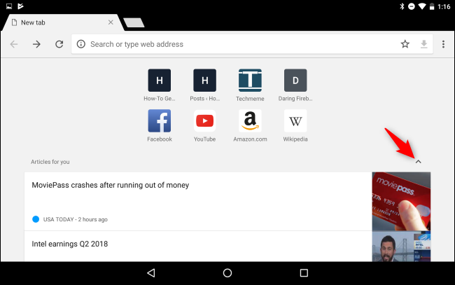 Como Desativar Os Artigos Na Página Nova Guia Do Chrome Para Android E Iphone Mais Geek 2274
