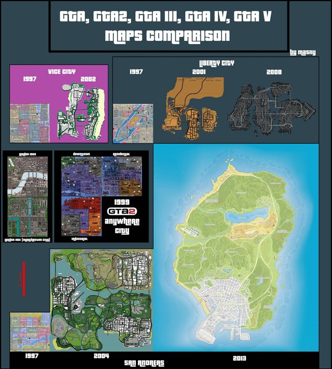 gta, mapa do jogo, tamanho do jogo, gtaiii, gtav, san andreas,