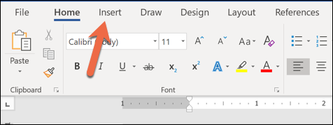 mudar para inserir menu