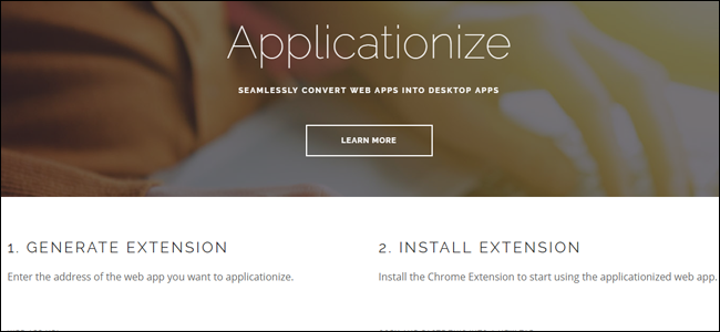 Applicationize, me website.