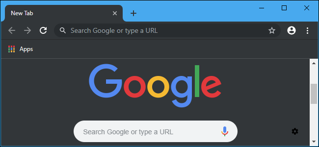 Modo escuro do Google Chrome no Windows 10