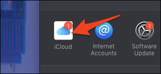 ícone de configurações do iCloud