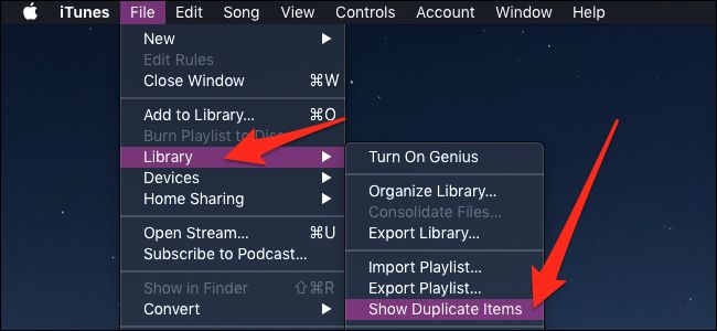 MacOS iTunes mostra itens duplicados