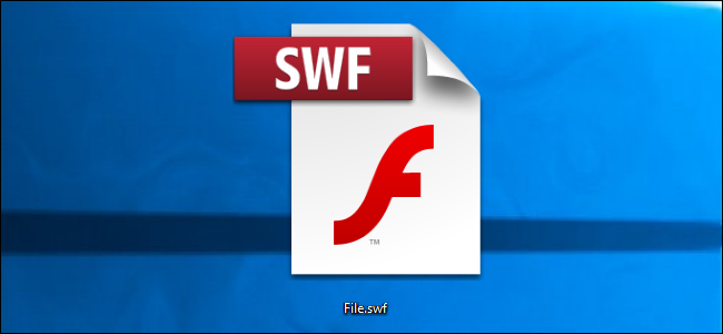 Arquivo SWF na área de trabalho do Windows