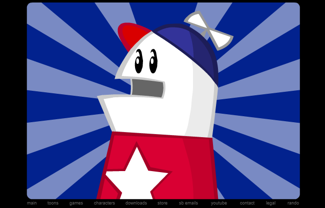 Homestar Runner usando Adobe Flash