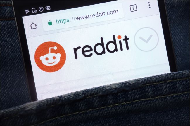 Reddit no Chrome em um telefone Android