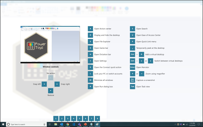 Guia de atalhos de teclado do Windows PowerToy
