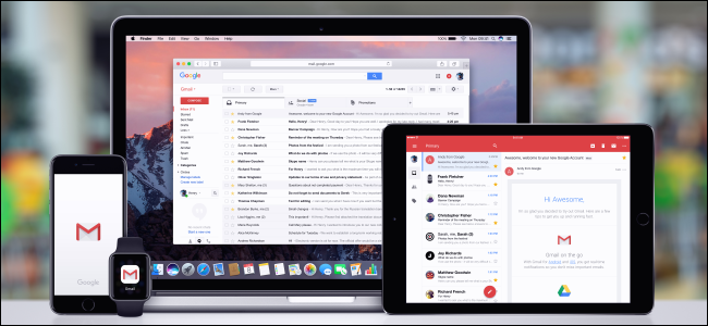 Gmail no MacBook, iPad, iPhone e Apple Watch