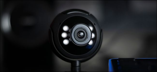 Webcam USB desktop com luzes