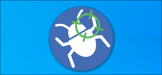 Logotipo da AdwCleaner no plano de fundo da área de trabalho do Windows 10