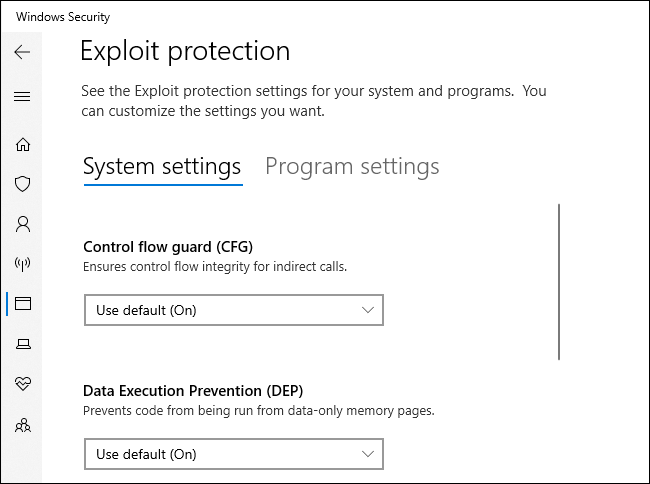 Explorar configurações de proteção na segurança do Windows