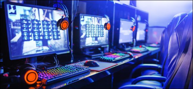 PCs para jogos em um cyber café