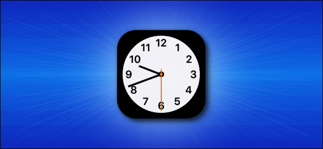 Ícone do aplicativo Apple iOS Clock