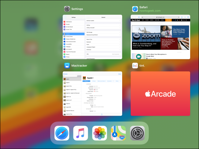 App Switcher no iPad